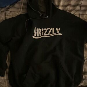 Grizzly Black Hoodie